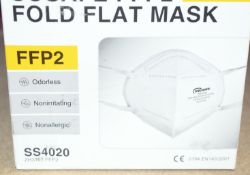 1 x Box of Sosafe FFP2 Fold Flat Masks - Ref: TBC - CL816 - Location: Birmingham, B45<