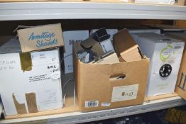 Assortment of Electrical Components Including Boxes of Cat5e Cable - Contents of 1 Shelf - Ref: C469