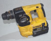 1 x DEWALT DC223 24V Cordless SDS Hammer Drill - Ref: DS7538 ALT - CL816 - Location: Birmingham,