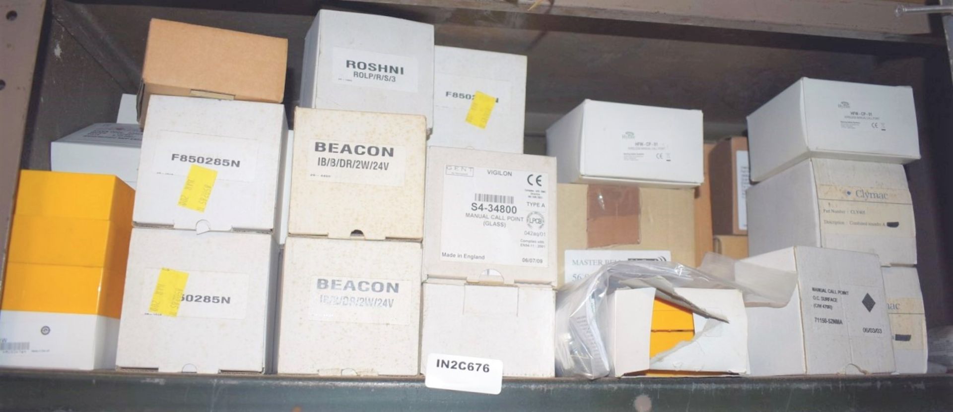 Assorted Electrical Components - Contents of Shelf - Ref: C676 - CL816 - Location: Birmingham, B45<p