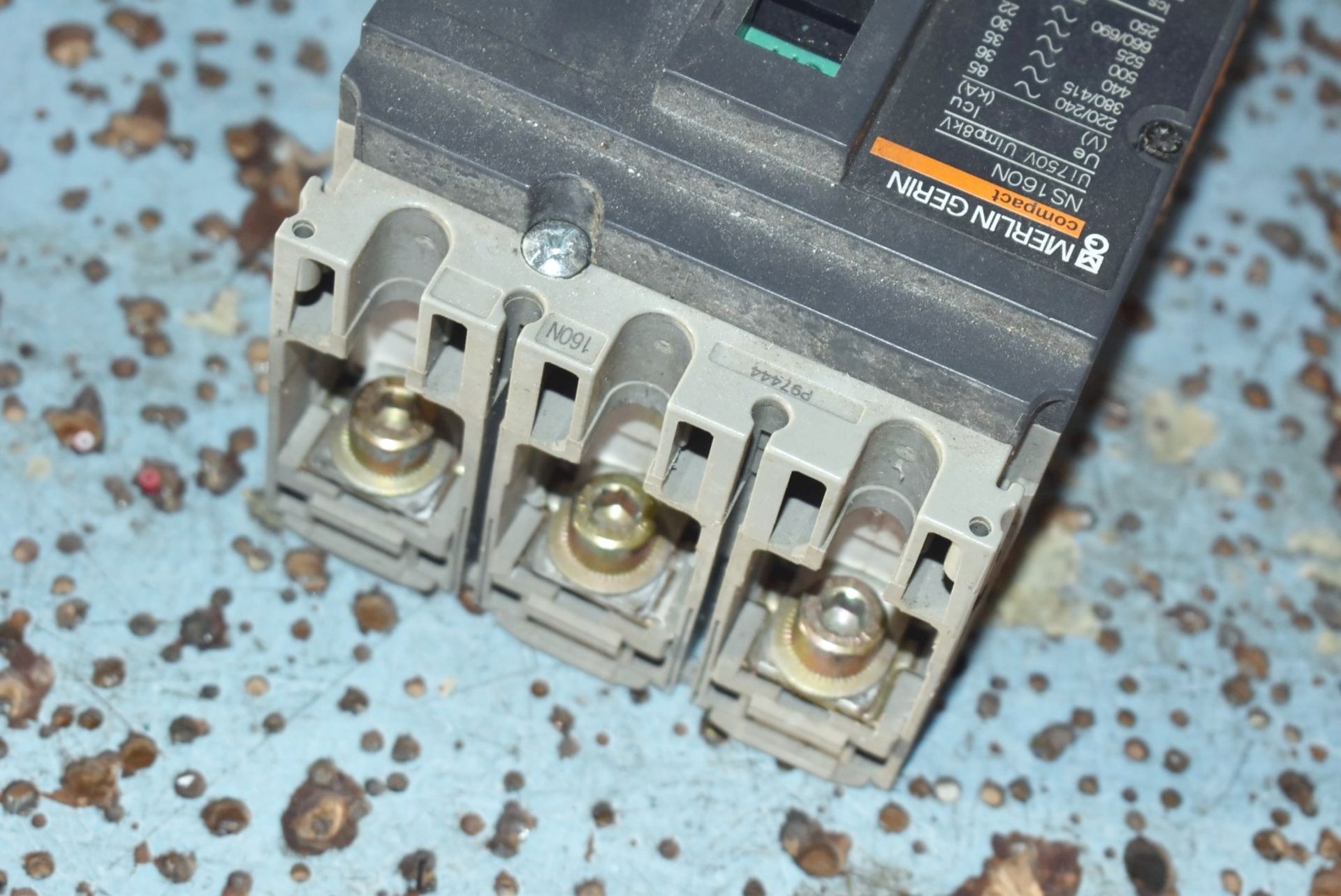 1 x Merlin Gerin NS160N 160A 690V 3 Pole Circuit Breaker - Ref: C167 MR - CL816 - Location: Birmingh - Image 4 of 4