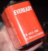 6 x Eveready 6V 4R25996 Batteries - Ref: C250 - CL816 - Location: Birmingham, B45Coll