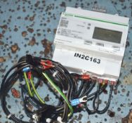 1 x Schneider IEM3255 Power Meter Reader With Cables - Unboxed -&nbsp;Ref: C163 MR - CL816 - Locatio