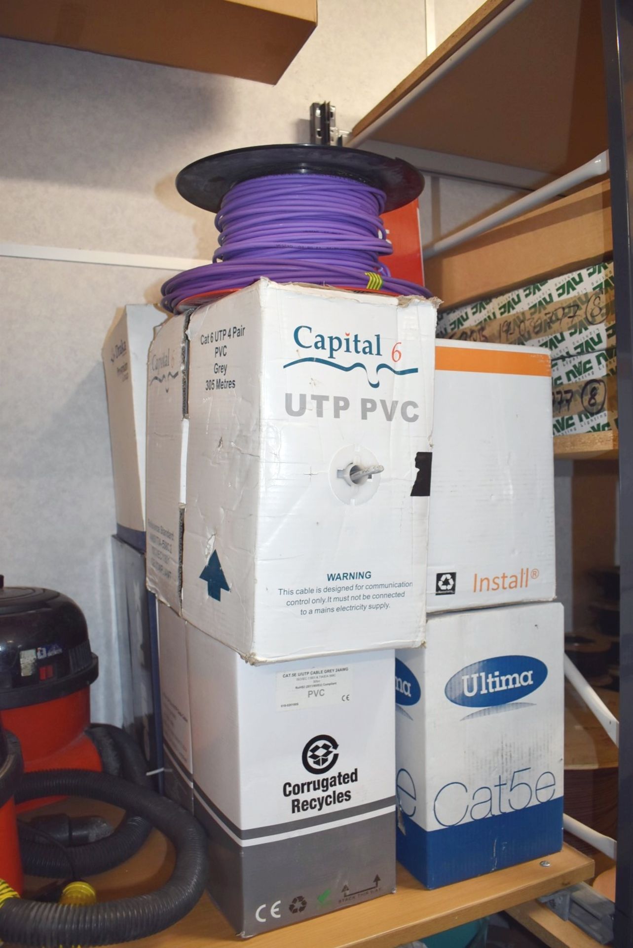 9 x Boxes of Ethernet Cable Reel - Various Types Included - Image 14 of 15