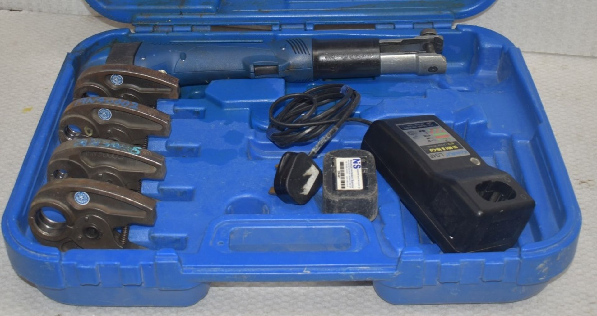 1 x KLAUKE LG4F Cordless Handheld Crimping Tool In Case - Ref: DS7585 ALT Location: - Image 2 of 4