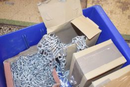 2 Boxes containing Assorted Chain Link - Ref: SRB240 - CL816 - Location: Birmingham, B45<stro