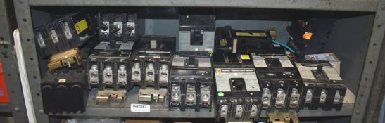 Assorted Electrical Components - Mainly Circuit Breakers - Contents of Shelf - Ref: C667 - CL816 - L