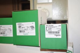 4 x Unused Boxed Schneider Electrical Items - 2 x Contactor, 1 x Reversing Contactor, 1 x Screw Term