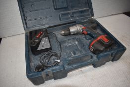 1 x Bosch GSB 24 VE-2 Cordless Drill With Case - Ref: C186 - CL816 - Location: Birmingham, B45<br