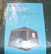 1 x Set of Gazebo Side Panels - H200 x L300 cms - Suitable For Use With 3x3m Gazebos - New in Packet