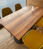 Four Seater Table And Chairs In Yellow/Green - Approx: 1300mm Wide - Ref: RSS207 - CL835 -