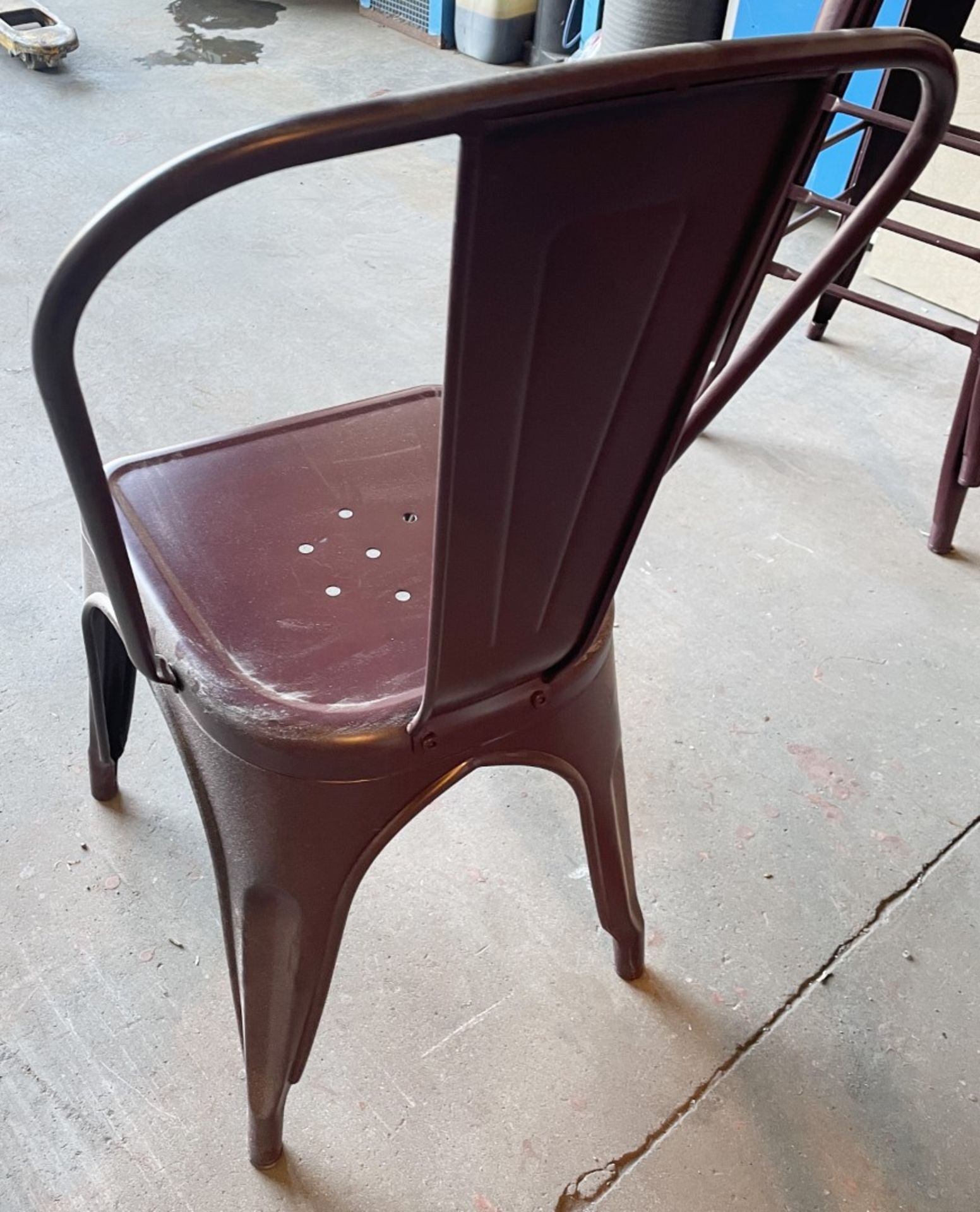 12 x Commercial Outdoor Metal Bistro Chairs - Ref: FGN069A - CL834 - Location: Essex, RM19This lot w - Image 8 of 8