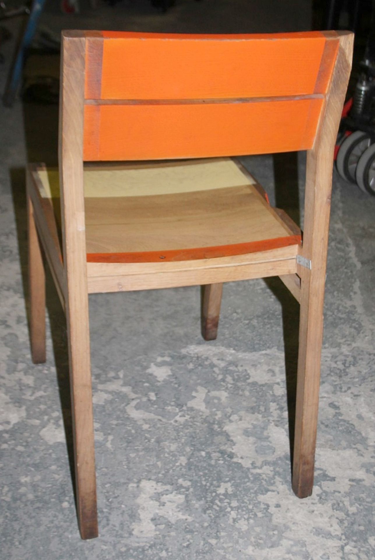 1 x Artisan Refurbished Wooden Chair - Dimensions: H82 x W43 x D46cm / Seat 46cm - Ref: GEN717 - - Image 6 of 8