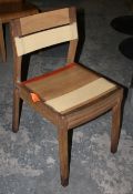 1 x Artisan Refurbished Wooden Chair - Dimensions: H82 x W43 x D46cm / Seat 46cm - Ref: GEN717 -