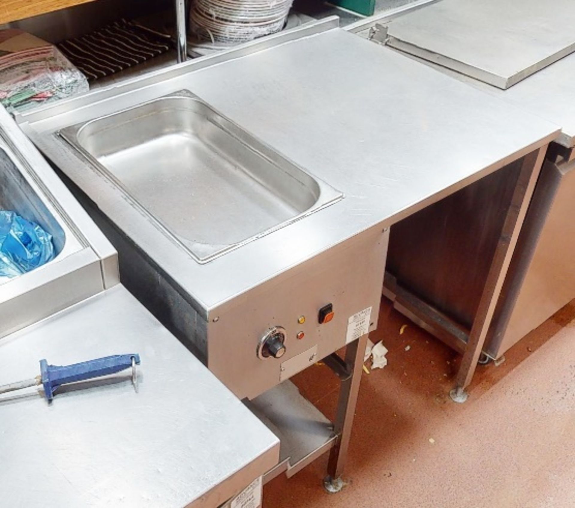 1 x Stainless Steel Commercial Warmer Unit - Ref: GEN549 WH2 - CL802 UX - Location: Altrincham