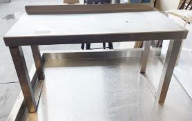 1 x Counter Top Stainless Steel Prep Table With  - Ref: BGC043 - CL807 - Location: Essex, RM19This l