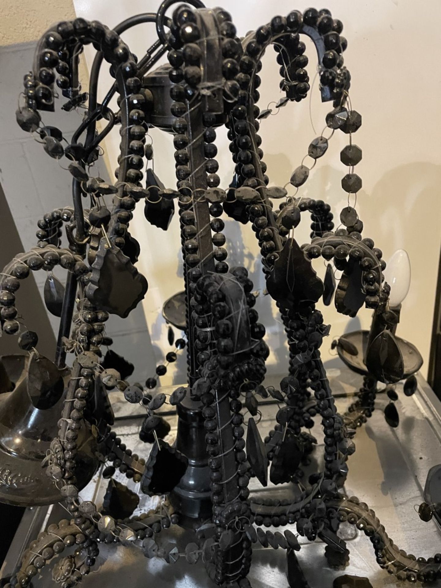 1 x Black Ornate Chandelier - Ref: J122 - CL531 - Location: Essex, RM19 Recently removed from a - Image 3 of 4
