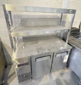 1 X ATOSA Commercial 2-Door 270Ltrs Undercounter Fridge (YPF9022GR) - Features Built On Heated