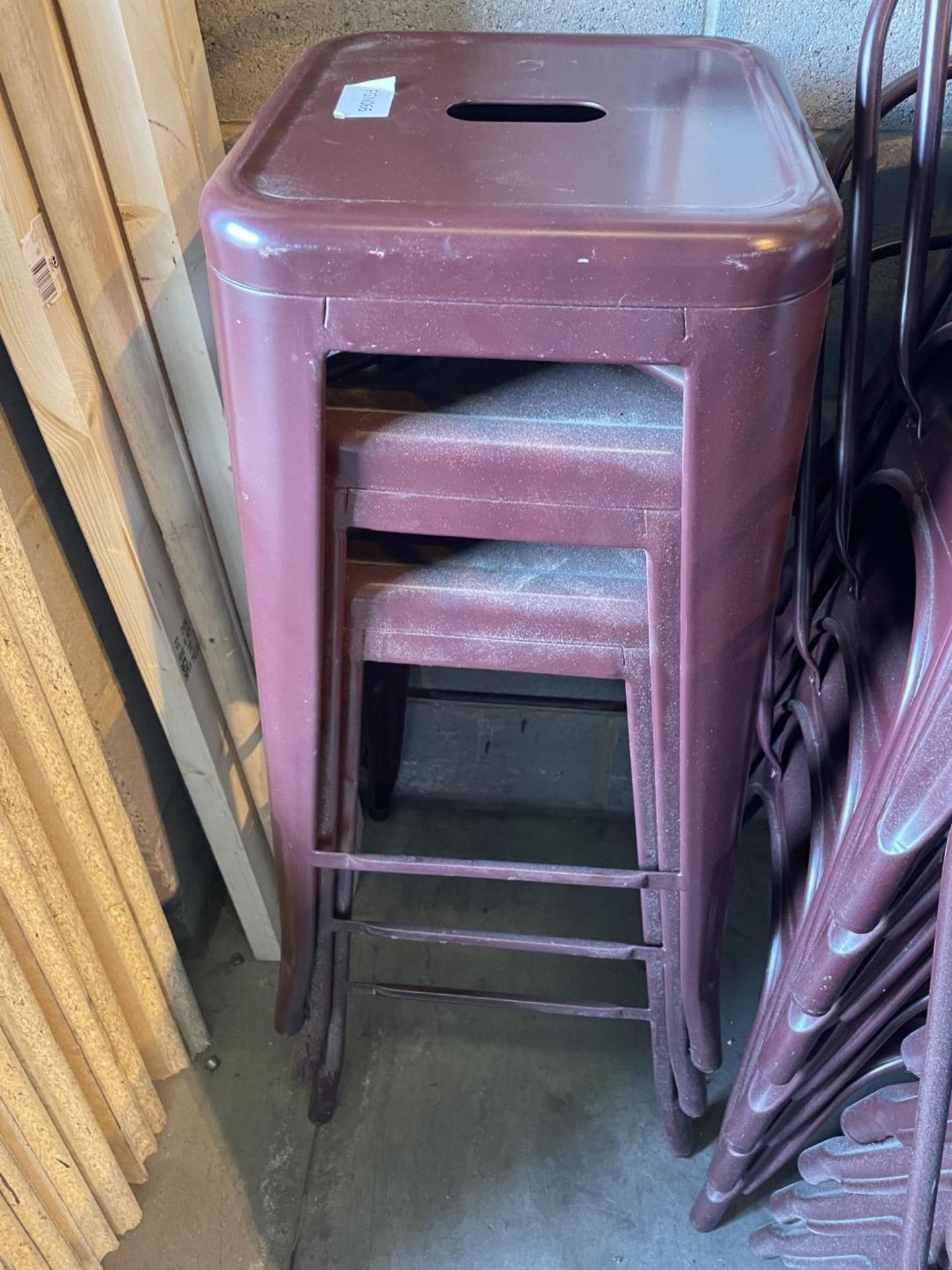 3 x Metal Bar Stools - Ref: FGN067 - CL834 - Location: Essex, RM19This lot was recently removed from - Image 3 of 3