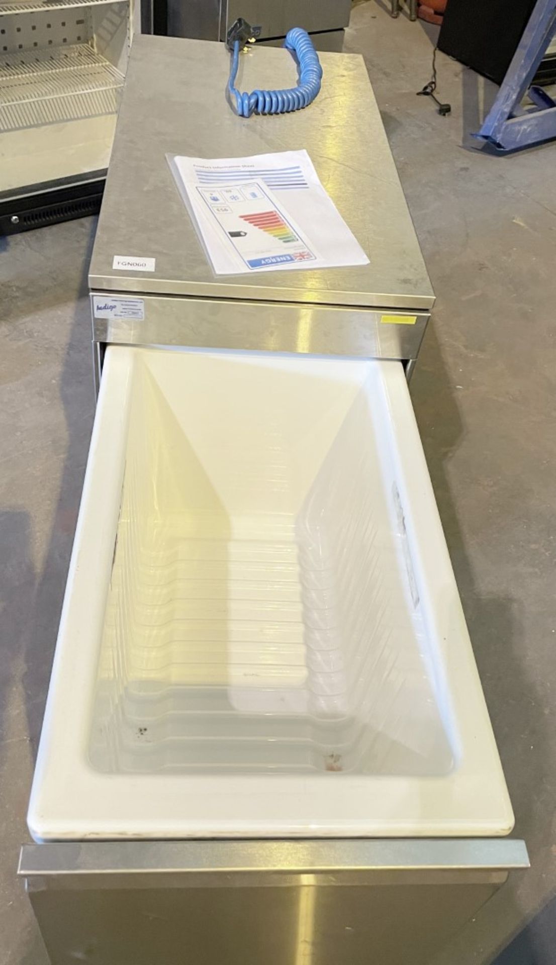 1 x ADANDE Compact Single Door Fridge Freezer, In Stainless Steel (VCC1/HCW) - Original RRP £3,599 - Image 7 of 12