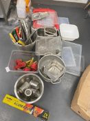 Selection Of Food Preparation Tools And Storage Containers Etc As Shown - Ref: RSS183 - CL835 -