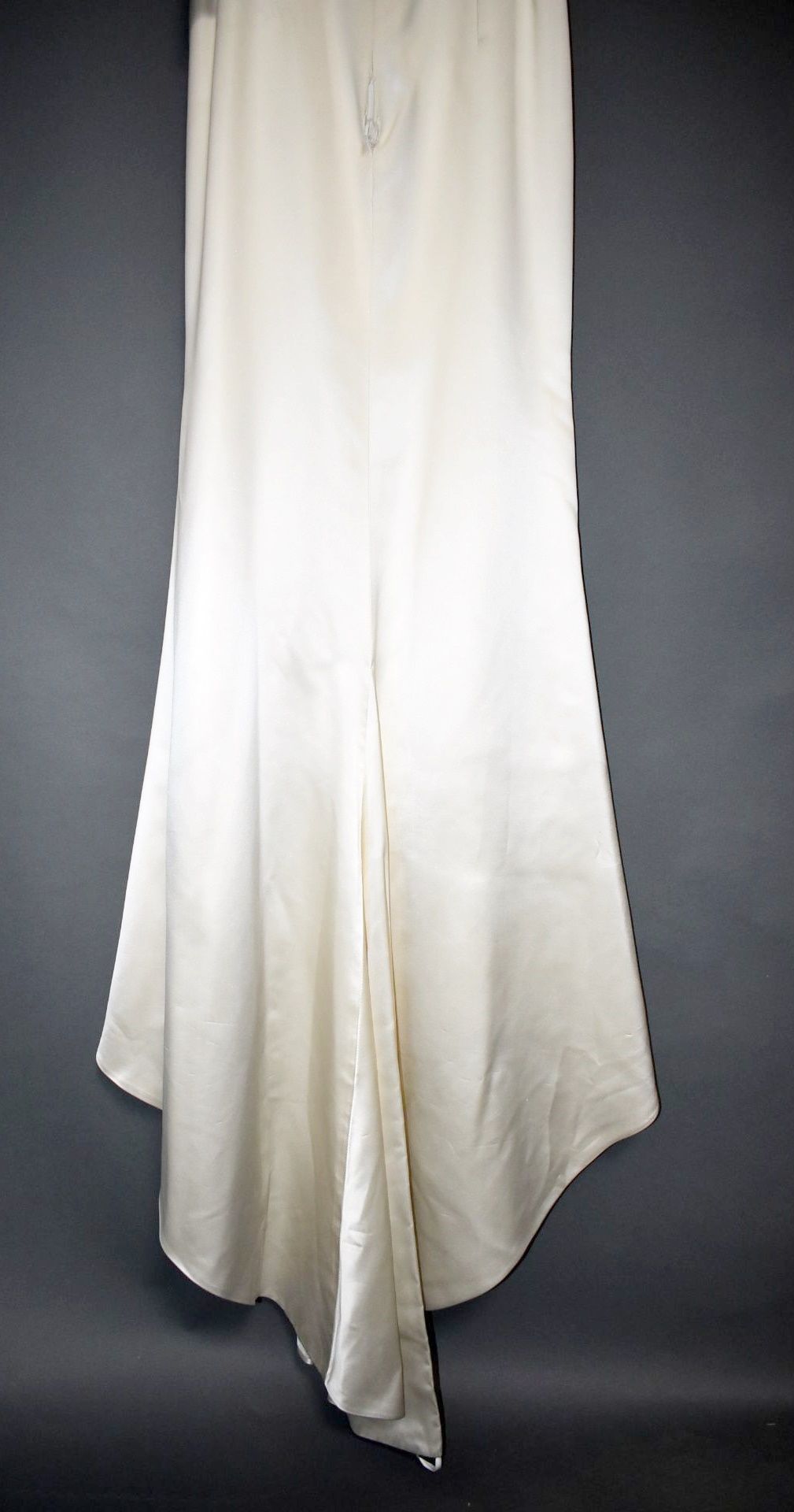 1 x ALAN HANNAH Strapless Lace Bodice Fishtail Designer Wedding Dress Bridal Gown RRP £1,900 UK12 - Image 4 of 6