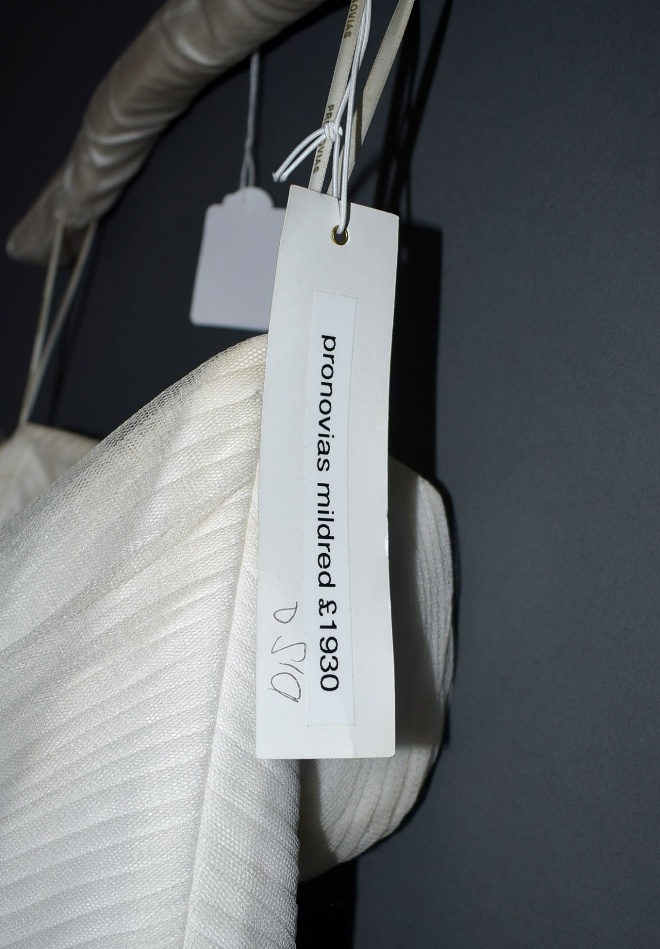 1 x PRONOVIAS 'Mildred' Strapless Column Designer Wedding Dress Bridal Gown RRP £1,930 UK 12 - Image 4 of 8