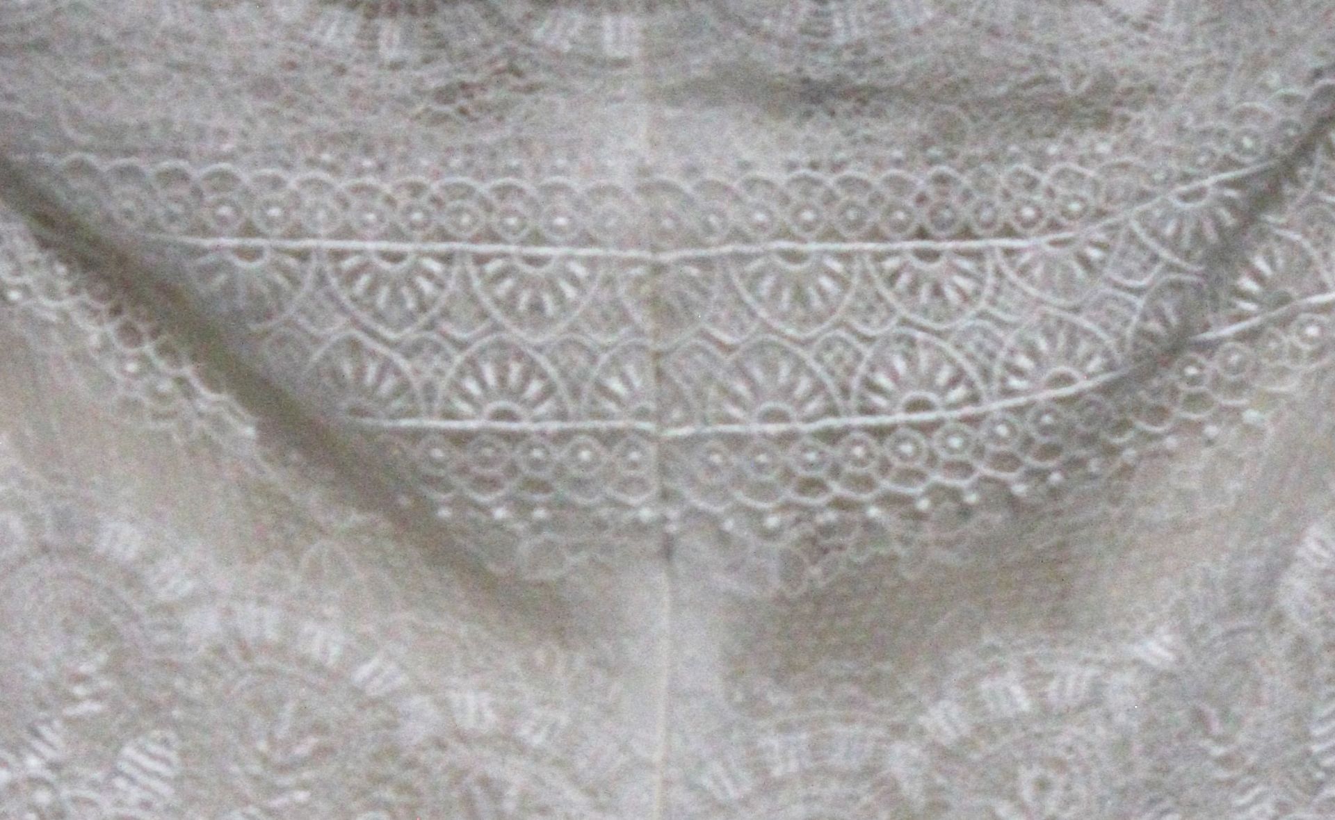 1 x DIANE LE GRAND Lace Off The Shoulder Designer Wedding Dress RRP £1,400 UK10 - Image 5 of 6
