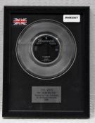 1 x THE WHO - My Generation On Brunswik Records Framed 7 Inch Vinyl
