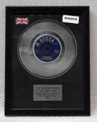1 x THE ROLLING STONES - The Last Time On Decca Records Framed 7 Inch Vinyl