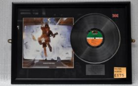 1 x ACDC - Blow Up Your Video On Atlantic Records Framed 12 Inch Vinyl - Ref: RNR4013 - CL720 -