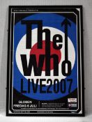 1 x THE WHO Live In Germany 2007 Frame and Mounted BILLBOARD