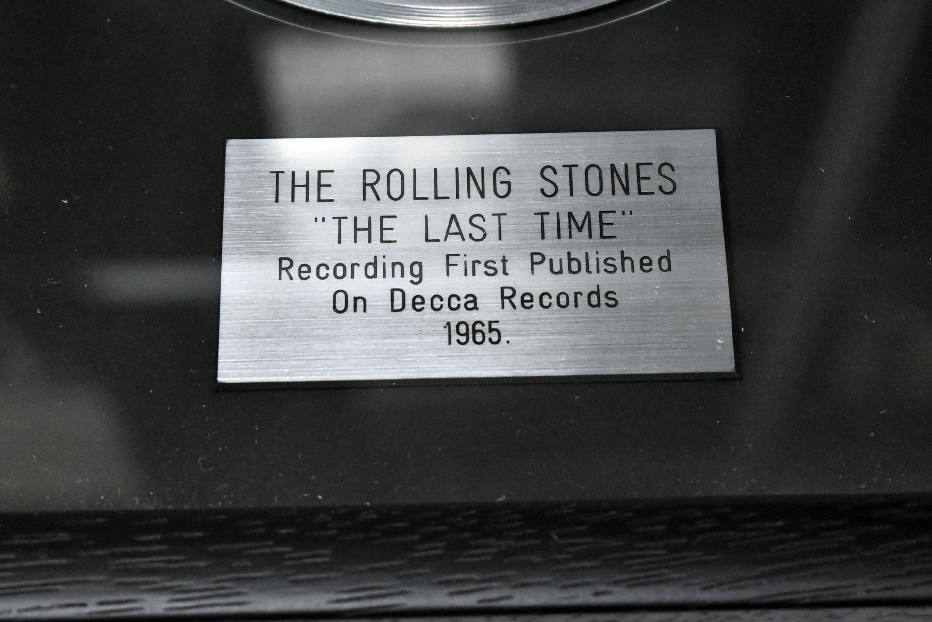 1 x THE ROLLING STONES - The Last Time On Decca Records Framed 7 Inch Vinyl - Image 3 of 4