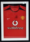 1 x Signed Autographed RUUD VAN NISTELROOY 2003-2004 Manchester United Football Shirt