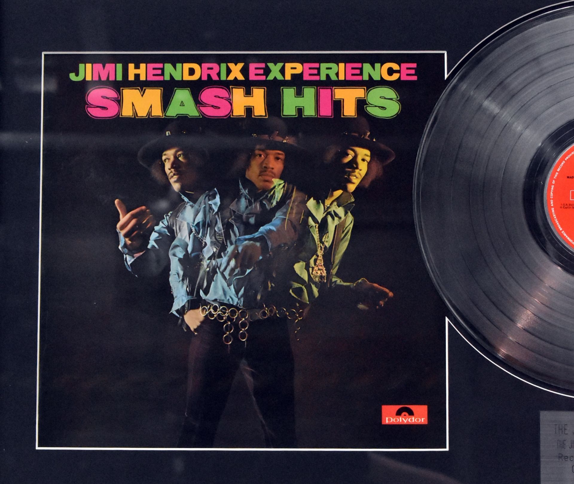 1 x THE JIMI HENDRIX EXPERIENCE - The Jimi Hendrix Experience Smash Hits On Polydor Records - Image 2 of 5