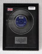 1 x THE ROLLING STONES - Lets Spend The Night Together On Decca Records Framed 7 Inch Vinyl
