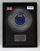 1 x THE ROLLING STONES - Jumpin' Jack Flash On Decca Records Framed 7 Inch Vinyl
