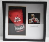 1 x Signed Autographed FLOYD MAYWEATHER JR. Lionsdale Boxing Glove In Red