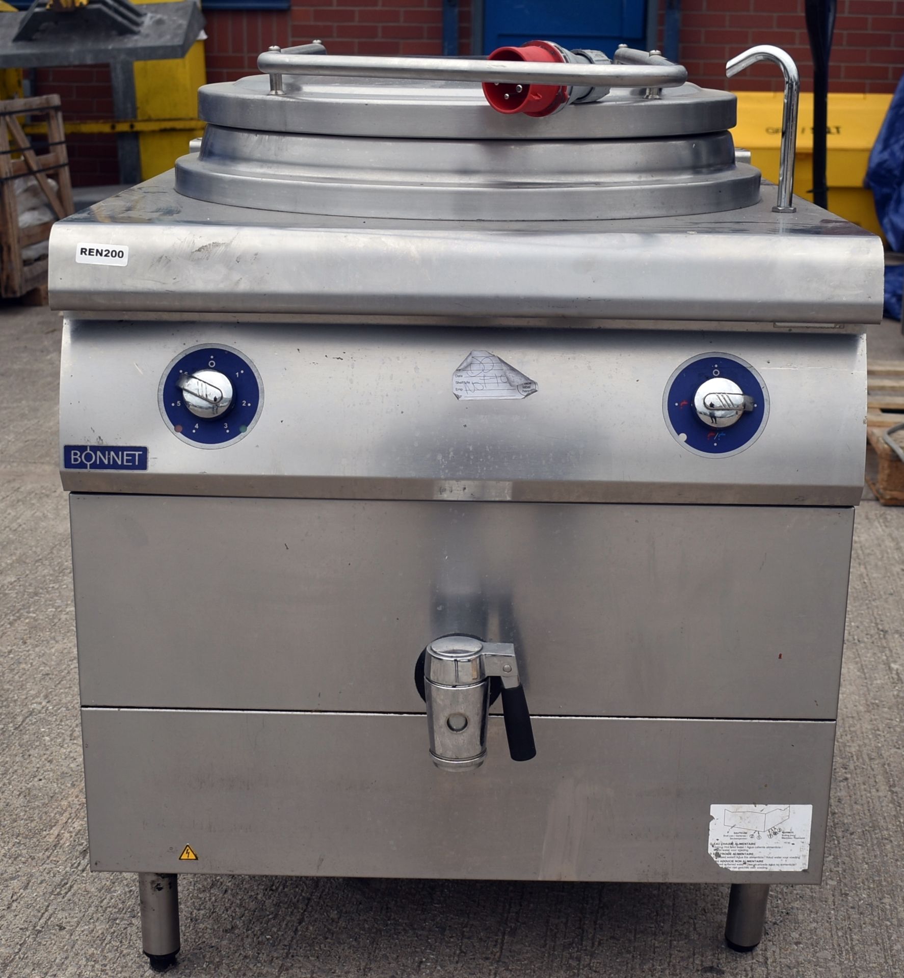 1 x Bonnet Advancia Boiling Pan With Stainless Steel Finish - 3 Phase - RRP: £8,000