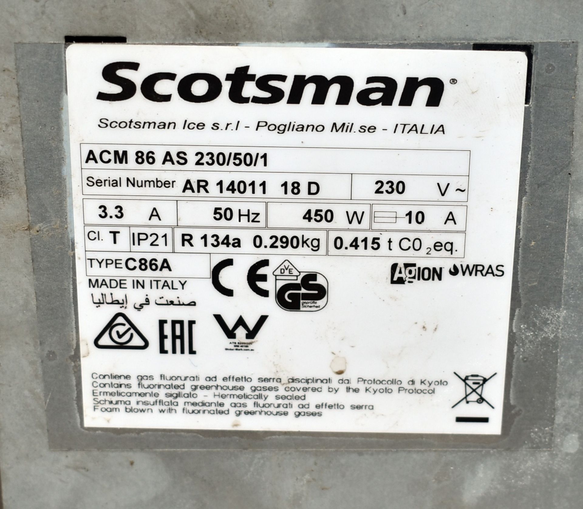 1 x SCOTSMAN AC86 Ice Machine - Image 7 of 10