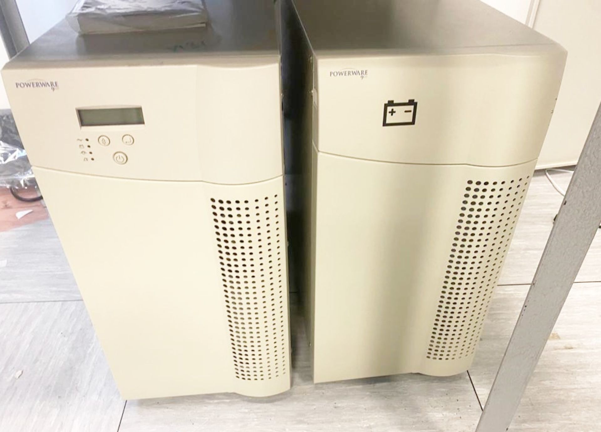 1 x Powerware 9 Series 6000 Tower UPS With Extra Battery Pack Tower - 700-6000 VA
