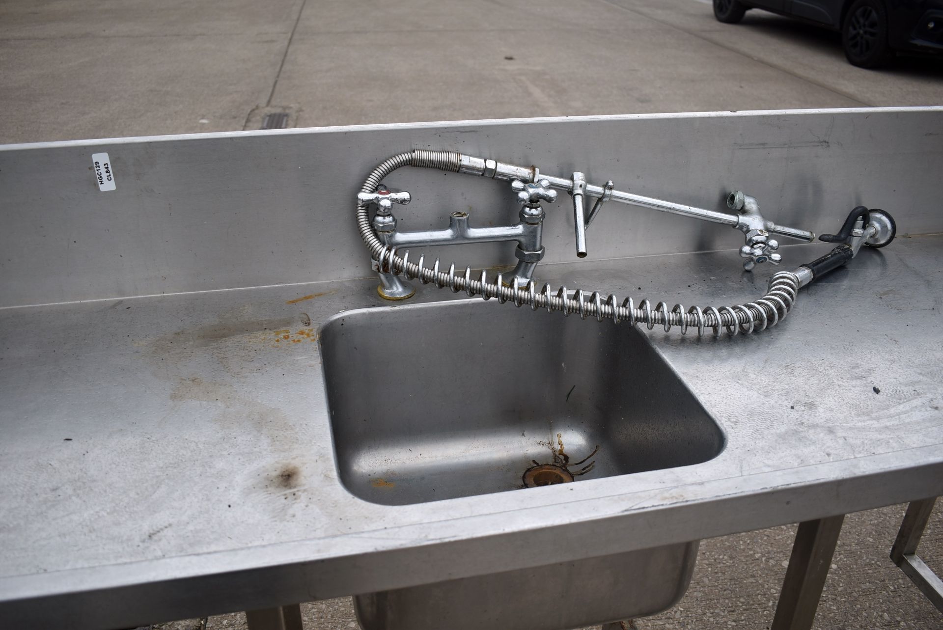 1 x Stainless Steel Kitchen Sink Prep Area - Image 2 of 9