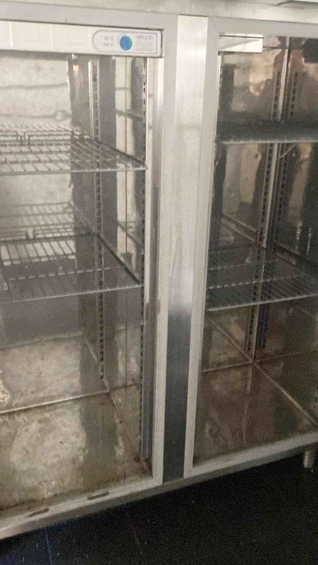 1 x Commercial Double Door Upright Freezer With Stainless Steel Exterior - By Zoppas / Electrolux - Image 5 of 8