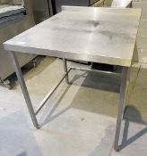 1 X Stainless Steel Prep Table - Approx 84X95X92Cm - Ref: FGN048 - CL834 - Location: Essex, RM19This