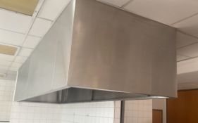 1 x Commercial Stainless Steel Kitchen Extractor Unit For Central Cooking/Prep Area