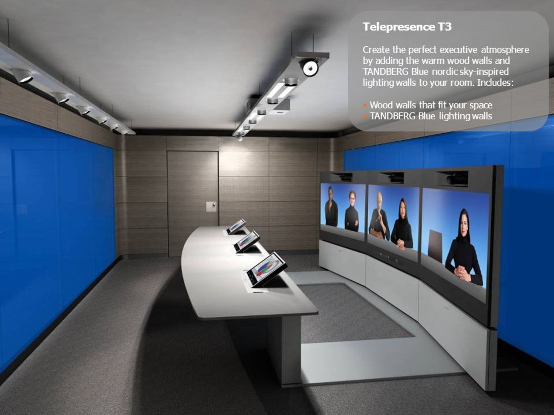 1 x Cisco Tandberg TelePresence T3 Video Conferencing System Featuring 3 x 65 Inch TelePresence HD - Image 45 of 59