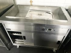 1 x Lincat Panther 670 Series Hot Cupboard with Bain Marie - Model P6B3 - RRP £2,300