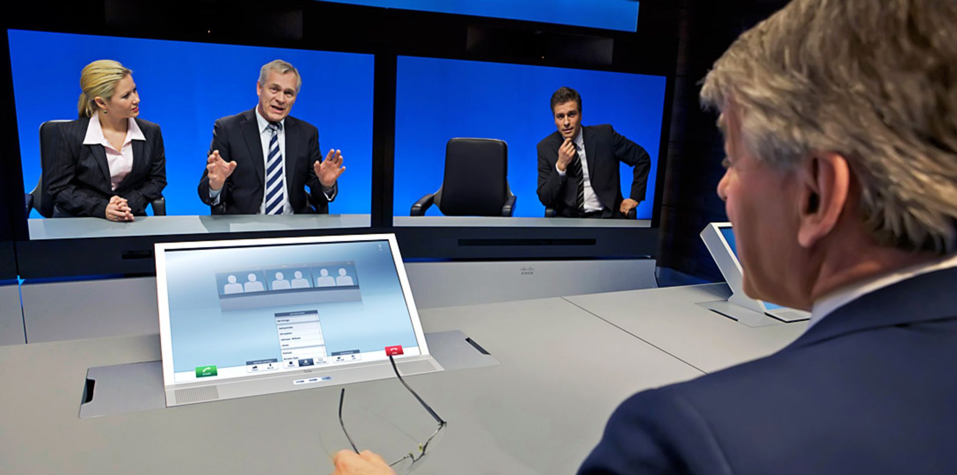 1 x Cisco Tandberg TelePresence T3 Video Conferencing System Featuring 3 x 65 Inch TelePresence HD - Image 57 of 59