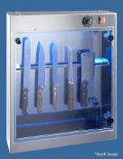 1 x UV knife sterilizer in stainless steel AISI 304 Stericoltelli ARM 50