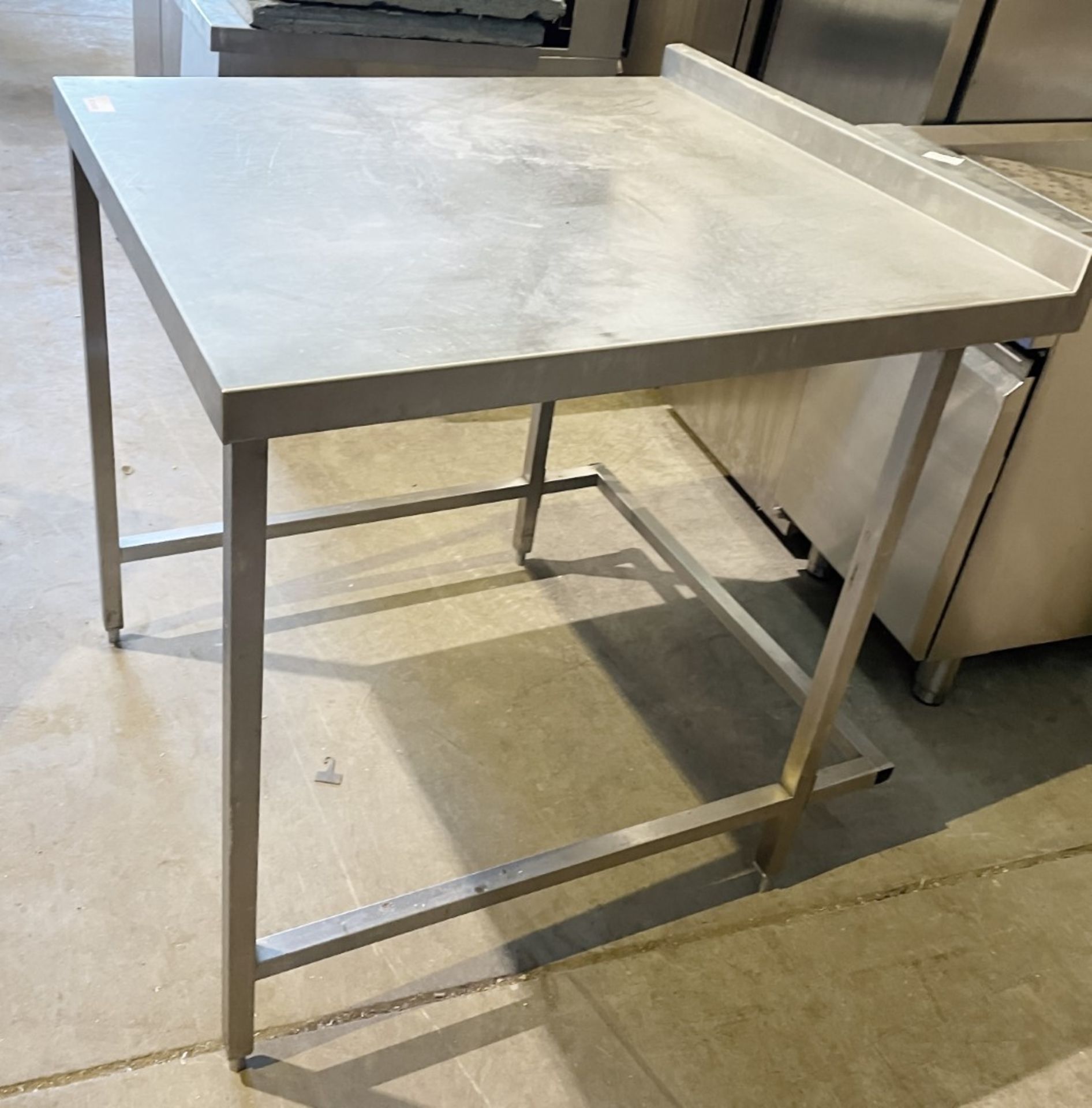 1 X Stainless Steel Prep Table - Approx 84X95X92Cm - Ref: FGN048 - CL834 - Location: Essex, RM19This - Image 2 of 4
